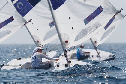 07 08 2024, Marseille (FRA), Paris 2024 Olympic Games, Sailing, Race Day 10, ILCA Medals races