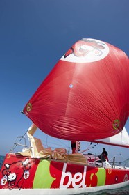 13 03 2010 -  La Grande Motte   Port Camargue (FRA) - Groupe Bel - Kito de Pavant   Sebastien Audigane training for Transat AG2R