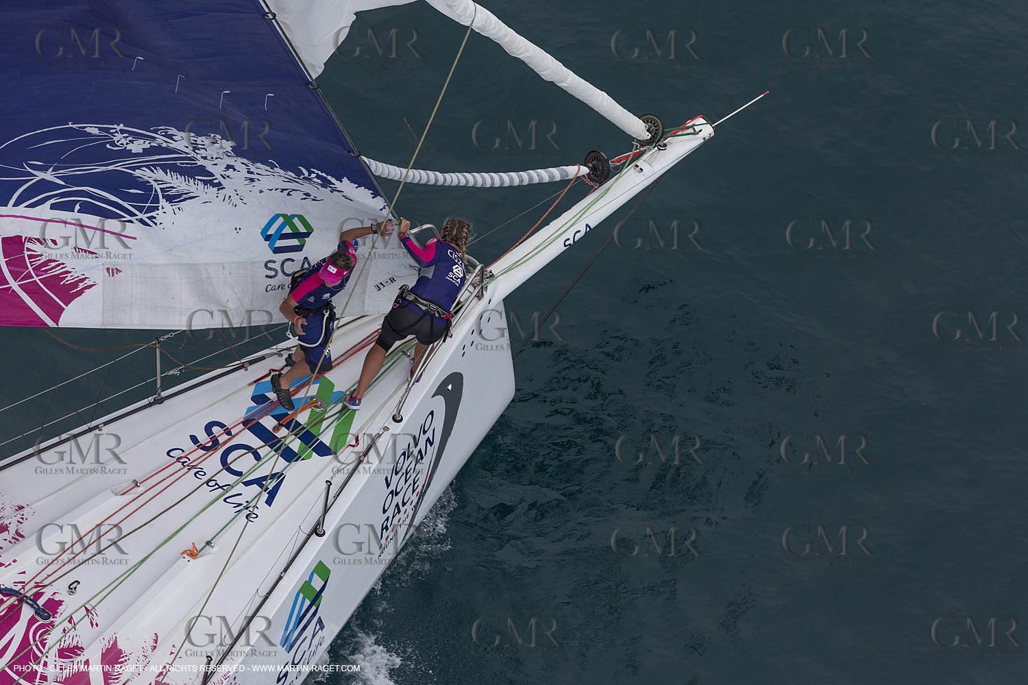 11 10 2014, Alicante (ESP), Volvo Ocean Race 2014-15, Team Alvimedica