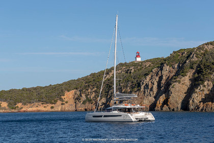 30 08 2018, Porto Vecchio (FRA, South Corsica) Chantier Fountaine-Pajot, Alegria 67