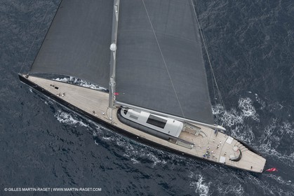 11 10 2014, Alicante (ESP), Volvo Ocean Race 2014-15 start, Super Yacht Aglaia