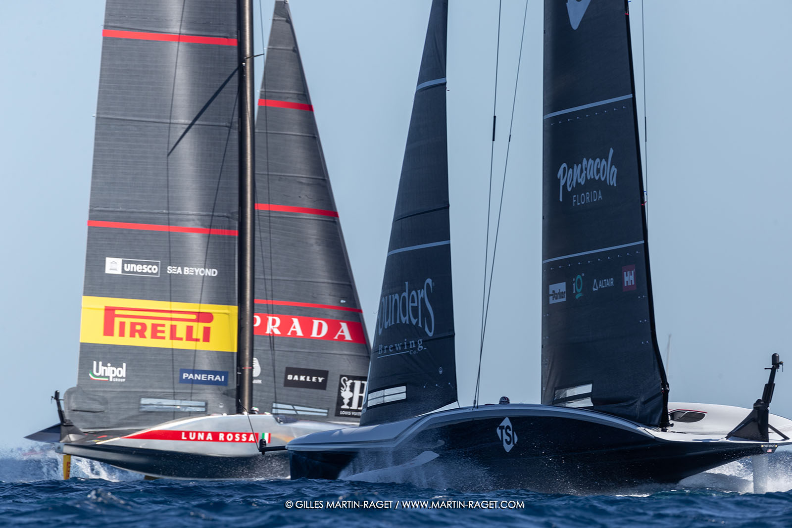 16 09 2024, Barcelona (ESP), 37th America's Cup, Louis Vuitton Cup Semi-final, Race Day 2