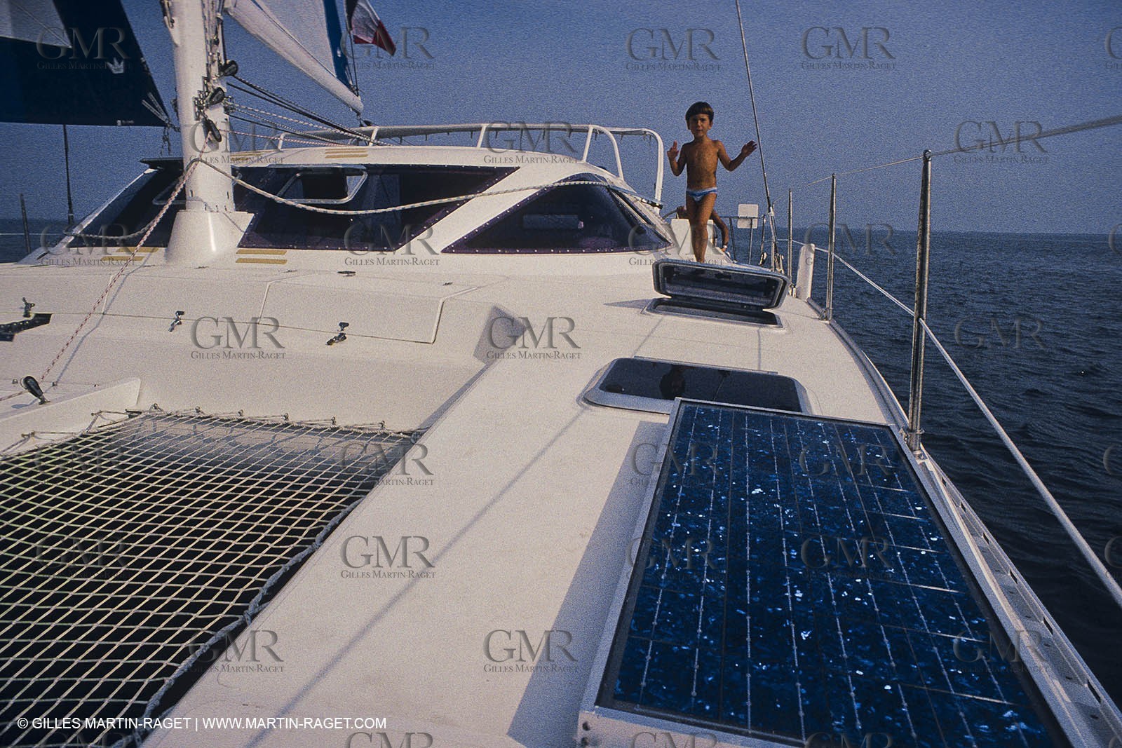Sailing, cruising, children onboard