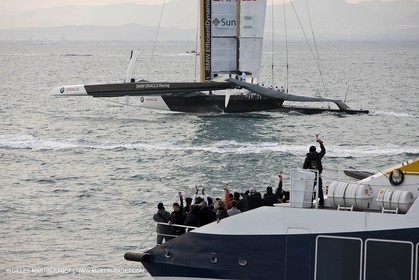 11 02 2010 - Valencia (ESP) - 33rd America's Cup - BMW ORACLE Racing - Day off 2
