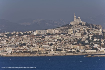 Marseilles seen from the Frioul islands