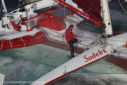 11 10 2006 -Lorient (FRA) -  Multis Orma - Entraînements Sodebo (Thomas Coville) Route du Rhum 2006