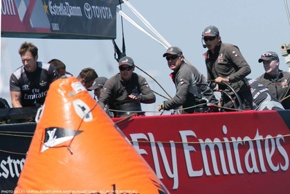 02 06 2007-Valencia (Spain)- 32nd America's Cup - Louis Vuitton Cup Final - Day 2