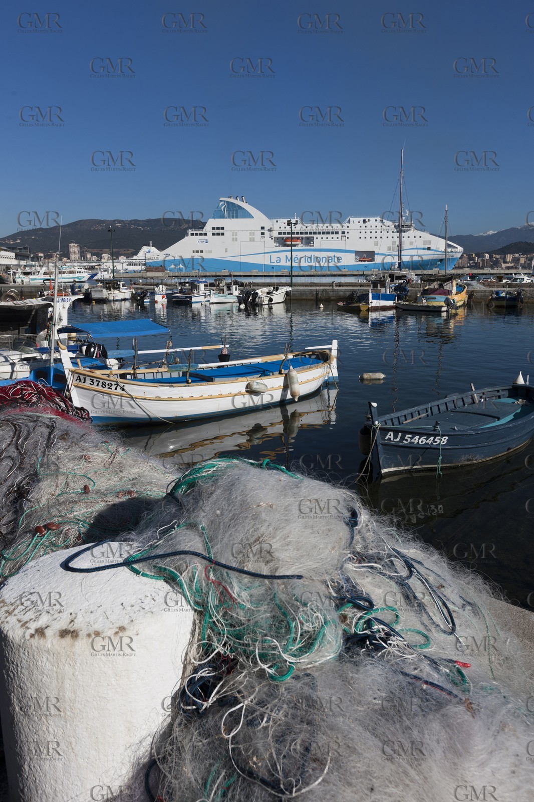 16 02 2012 - Ajaccio (FRA, Corse) -  La Méridionale shipping company- Piana at Ajaccio