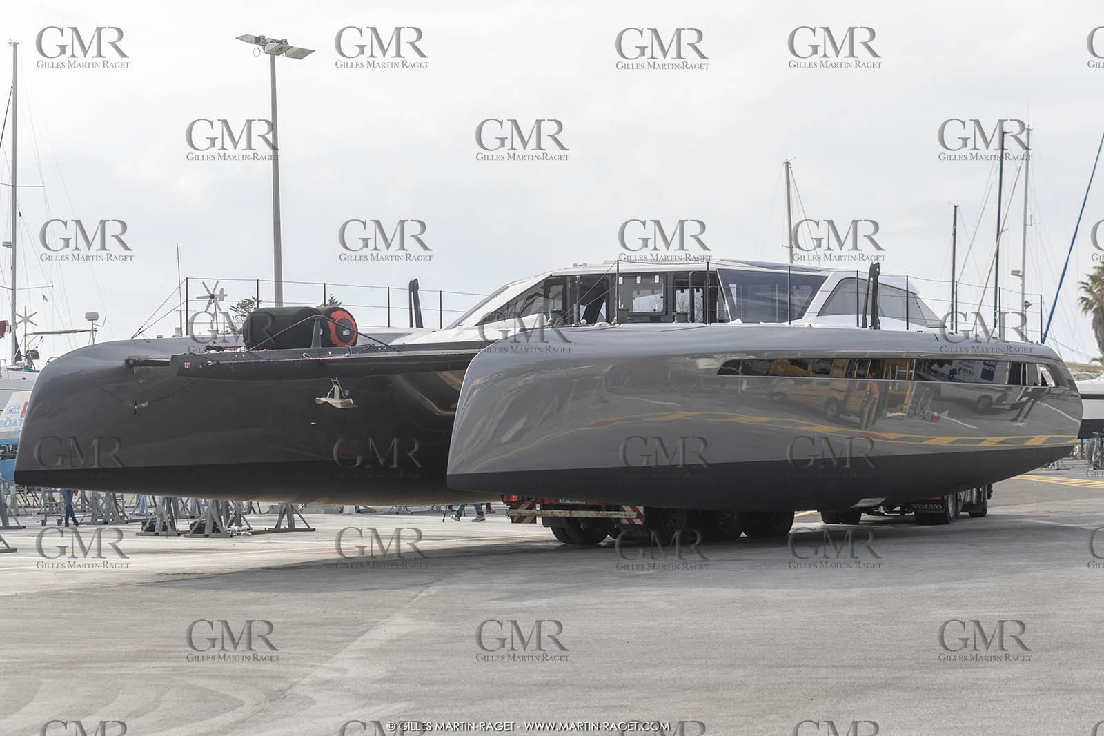 17 01 2018, La Grande Motte (FRA), Gunboat 68  1 launch