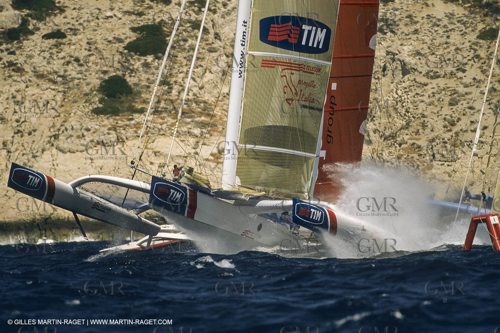 Yacht Racing, Multihull, ORMA 60, Giovani Soldini, Tim - Fila