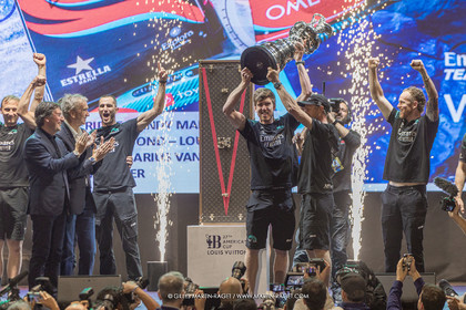 19 10 2024, Barcelona (ESP), Louis Vuitton 37th America's Cup, Final Match, Race Day 6 , Prizegiving