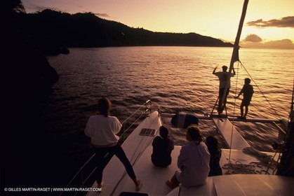 Voile, croisière, personnages, familles à bord