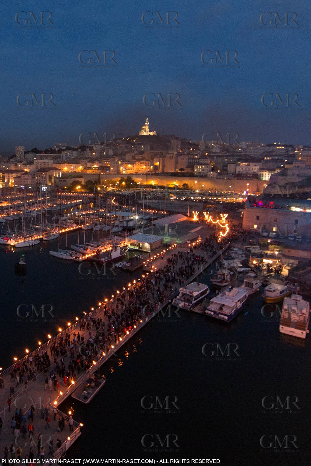 03 05 2013 - Marseille (FRA,13) - Marseille Provence 2013, Historical port Illumination by Company Carabosse