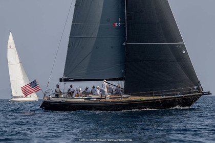 05 10 2023, Saint-Tropez (FRA,83), Les Voiles de Saint-Tropez 2023, Race Day 5, Défi Pride Vs Ikra