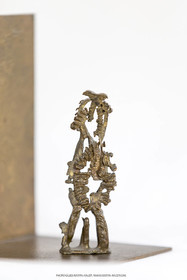 06 03 2016, Saint Etienne du Grès (FRA,13), Oeuvre de Germaine Richier, Seiche n° 27 sur équerre, 1955-56