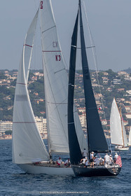 05 10 2023, Saint-Tropez (FRA,83), Les Voiles de Saint-Tropez 2023, Race Day 5, Défi Pride Vs Ikra
