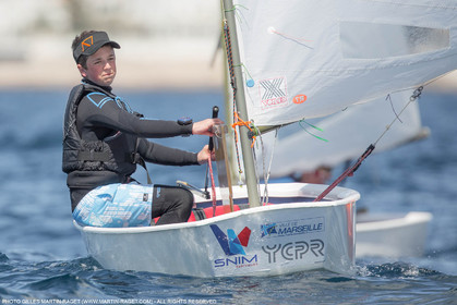 14 04 2016, Marseille (FRA,13), SNIM Dériveurs, Coupe Internationale de Printemps Optimist, Day 4