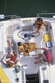 Sailing, cruising, people, families onboard