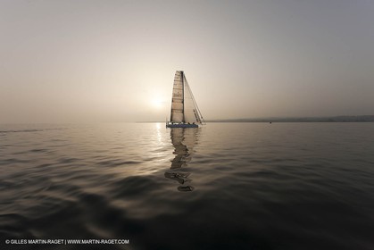 09 10 2010 - Morges (SUI) - L'Hydroptère.CH - 1st sail
