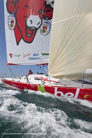13 03 2010 -  La Grande Motte   Port Camargue (FRA) - Groupe Bel - Kito de Pavant   Sebastien Audigane training for Transat AG2R