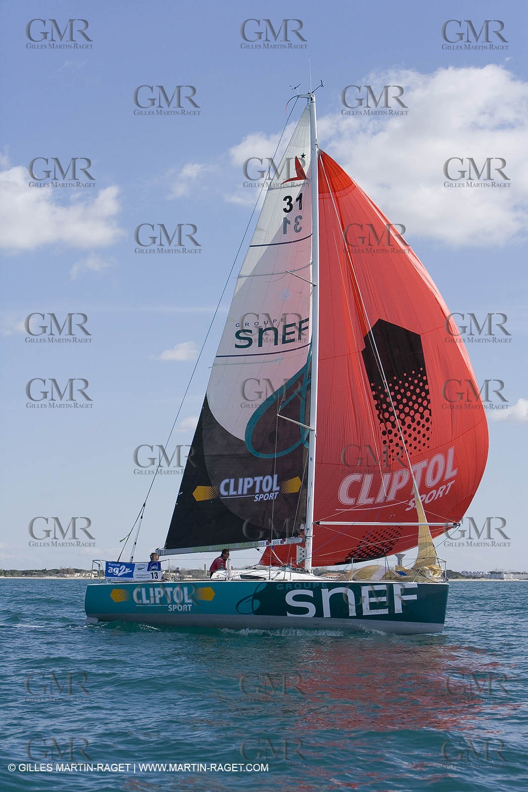 27 03 08- La Grande Motte- (FRA,34) Transat AG2R 2008- Jean-Paul Mouren- Laurent Pellecuer