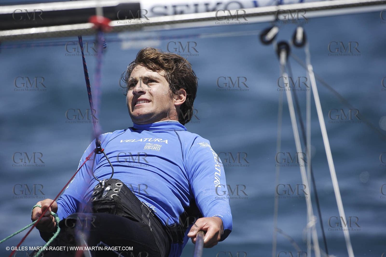 10-05-07 - ISAF SAILING WORLD CHAMPIONSHIPS - CASCAIS 2007 - DAY 7 - 49er - FRANCE - Morgan Lagravière   Stephane Chrsitidis