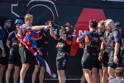 04 10 2024, Barcelona (ESP), 37th America's Cup, Louis Vuitton Cup Final, Race Day 7