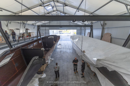 15 02 2022, La Grande Motte (FRA), Gunboat 80  1 hulls delivery