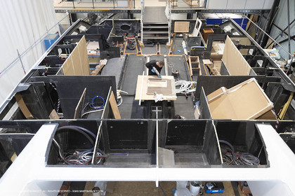 29 10 2018, La Grande Motte (FRA,30), Chantier Gunboat, construction du Gunboat 68