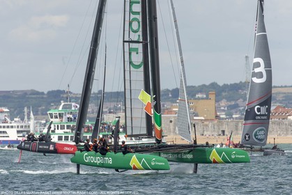 25 07 2015, Portsmouth (GBR), 35th America's Cup, Louis Vuitton America's Cup World Series Portsmouth 2015, Race Day 1