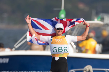 16 08 2016, Rio de Janeiro (BRA), 2016 Olympic Games, Sailing, Giles Scott (GBR)