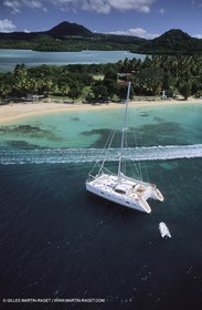 Cruising multihull mooring