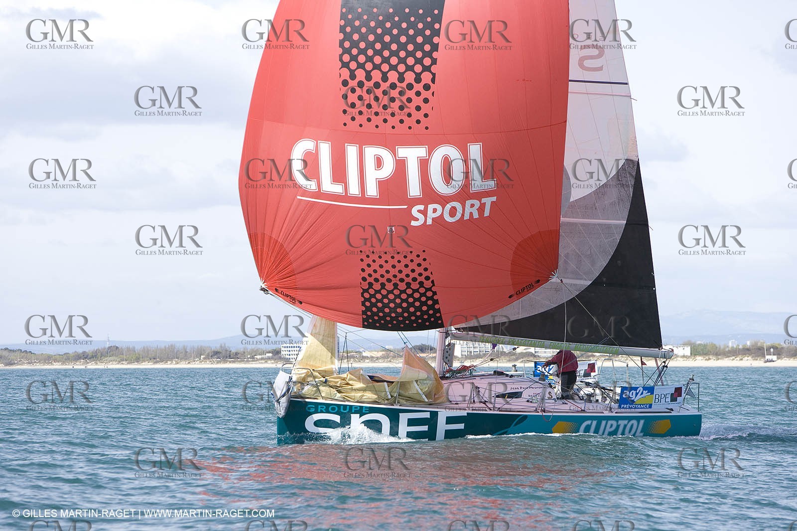 27 03 08- La Grande Motte- (FRA,34) Transat AG2R 2008- Jean-Paul Mouren- Laurent Pellecuer