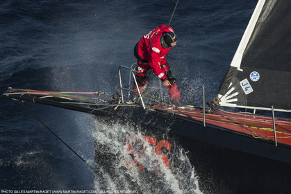 24 mars 2016   Marseille (FRA,13), SFS II (skipper Lionel Péan), dernière sortie d'entraînement avant la SNIM