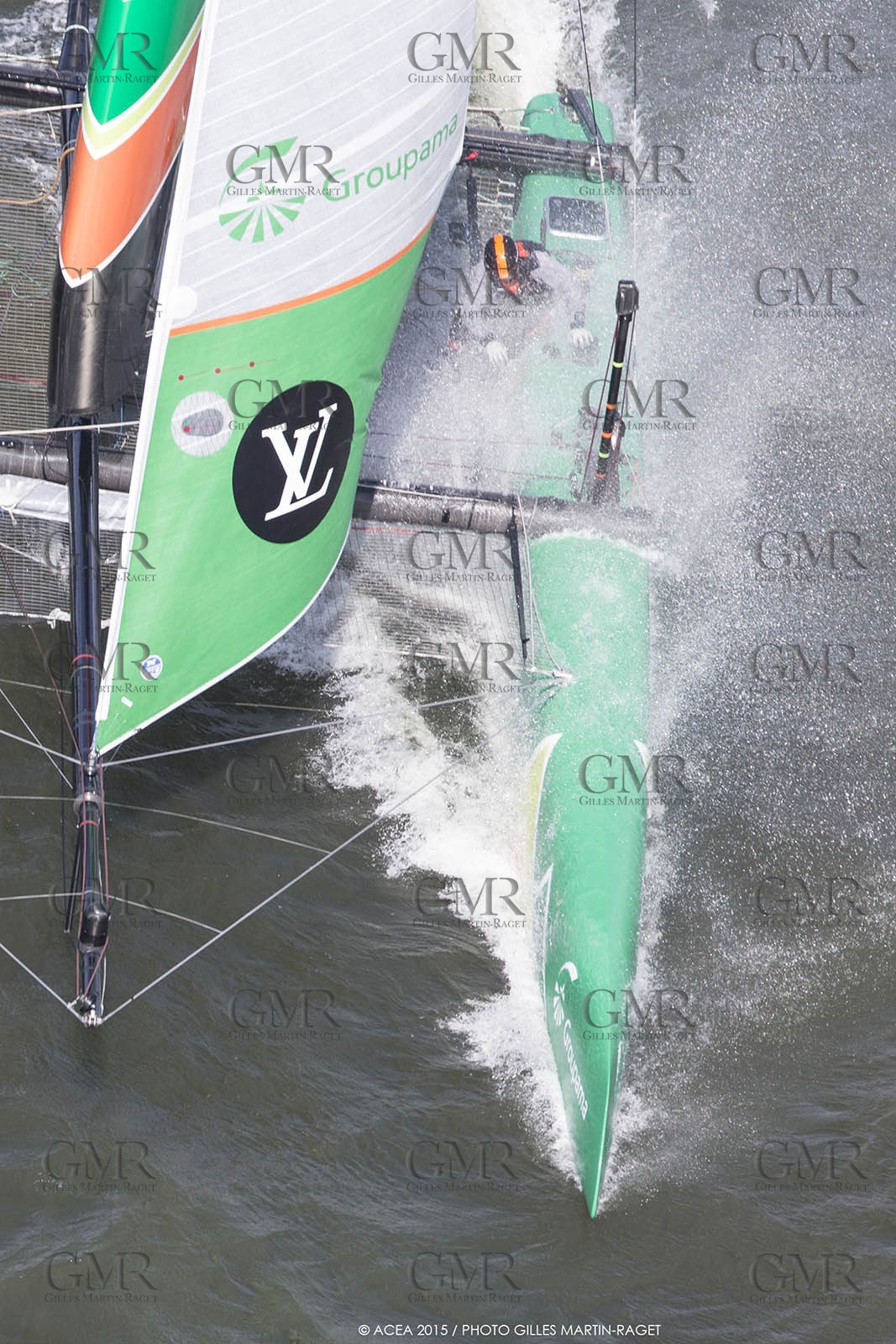 28 08 2015, Göthenburg, (SWE), 35th America's Cup, Louis Vuitton America's Cup World Series Göthenburg 2015, Training Day