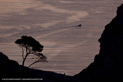 Décembre 2009 - Marseille (FRA) - Les Calanques - Hauts de Sormiou vu depuis le col de Cortiou