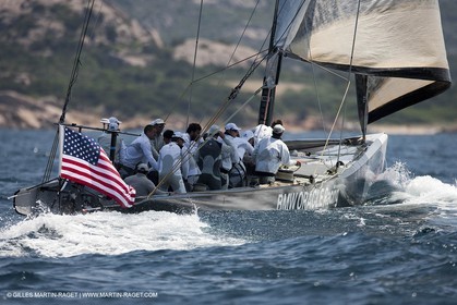 19 05 2010 - La Maddalena (ITA, Sardinia) Louis Vuitton Trophy - BMW ORACLE Racing - Training