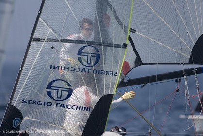 23 04 2007 - 2007 Semaine Olympique Française - Hyères (South of France) - Day 2 - Team France - 49er - MONTEAU - GUILLOU Damien