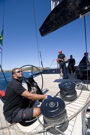 03 09 06 - Porto Cervo (Sardinia) - Maxi World Cup 2006 - A bord Wally 90 Tango