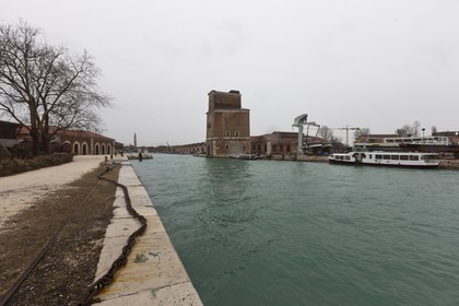 20 02 2012 - Venezia (ITA) - 34th America'sCup - Venezia 2012 America's Cup World Series - The Arsenale where the AC45 moorings, public village, media center and Club 45 will be located