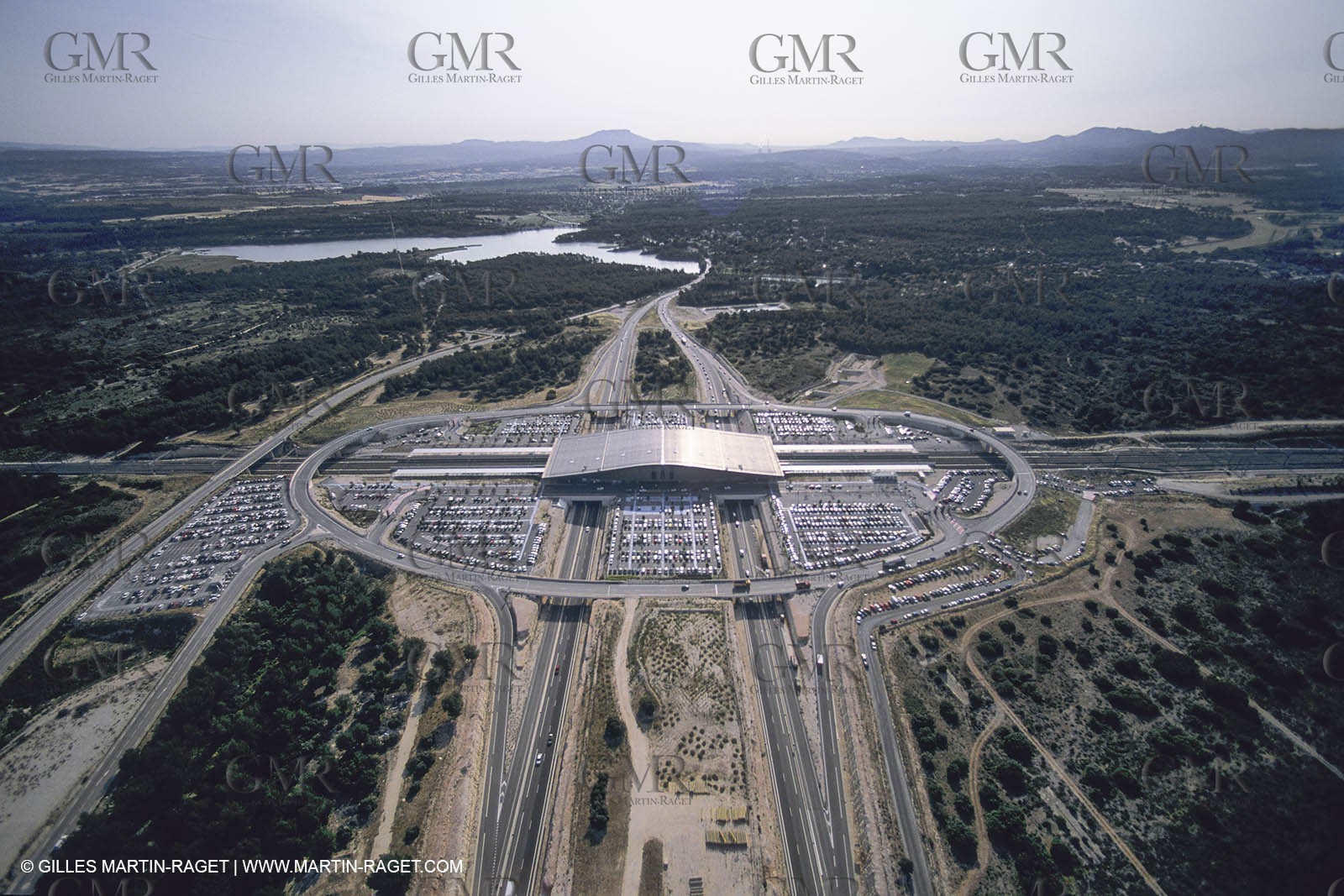 France, Provence, Pays d'Aix en Provence, Gare TGV