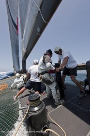 14 07 2009 - San Diego (USA,CA) -33rd America's Cup - BMW ORACLE Racing - First sea trials of the newly modified BOR 90 trimaran