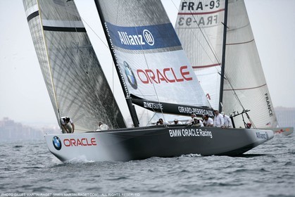 25 04 2007-Valencia (Spain)- 32nd America's Cup - Louis Vuitton Cup - RR1 - Day 10 - BMW ORACLE Racing