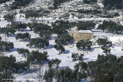 Provence under snow - Baux ed Provence