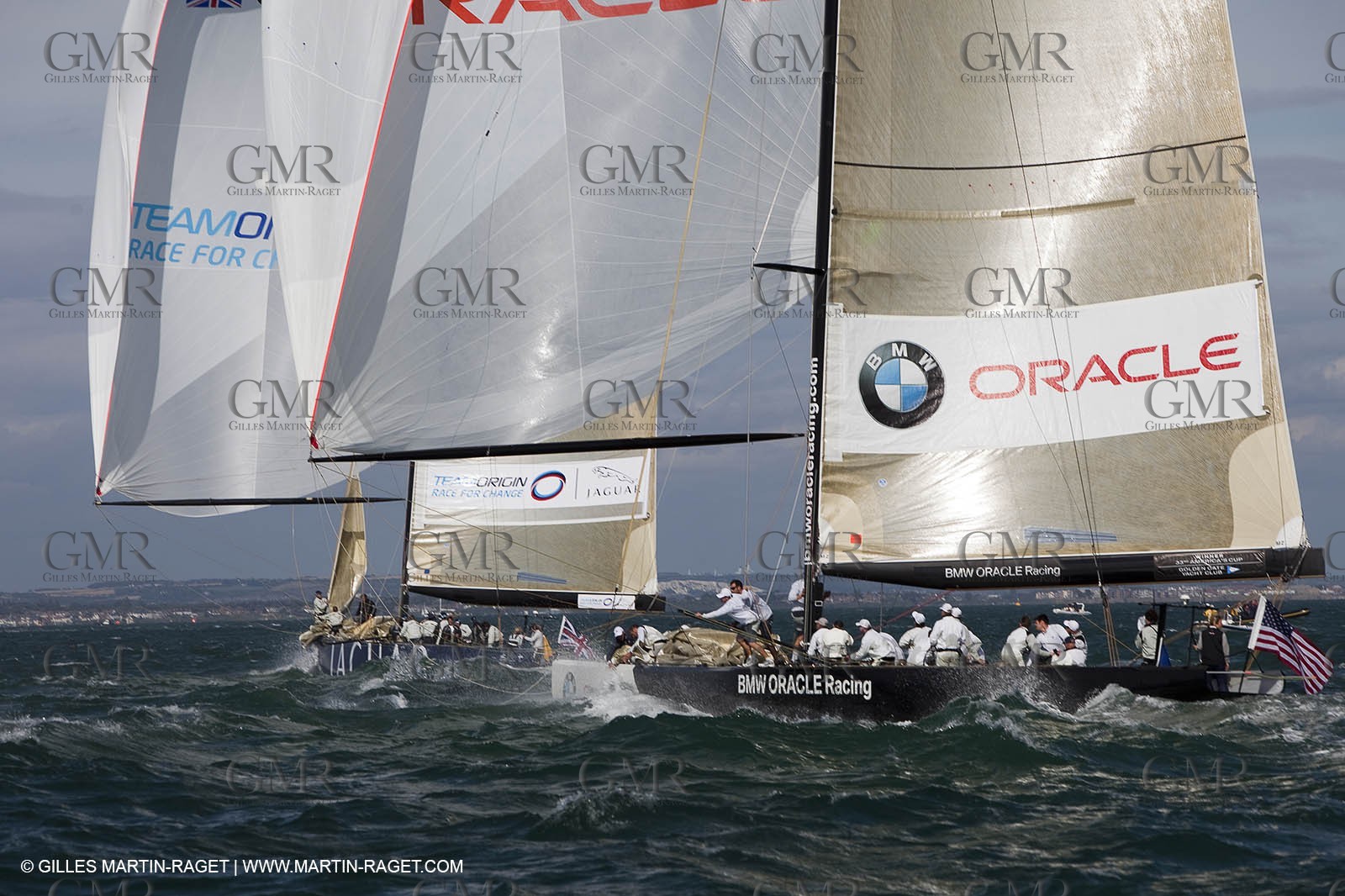 03 08 2010 - Cowes (UK, IOW) - The 1851 Cup -  BMW ORACLE Racing - Day 1.