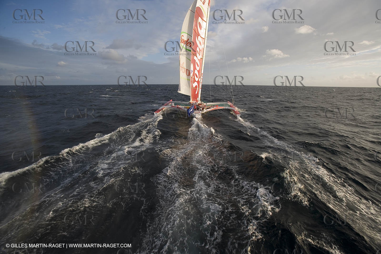 11 10 2008  -Lorient (FRA)  -  Multis Orma - Sodebo (Thomas Coville) - Route du Rhum 2006 training
