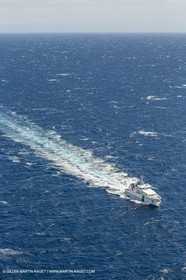 Al Azizi - Chantier H2X - Navires de recherche océanographique - Essais en mer au large de La Ciotat (FRA,13) - 29 07 2014