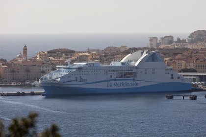 16 02 2012 - Ajaccio (FRA, Corse) -  La Méridionale shipping company- Piana at Ajaccio
