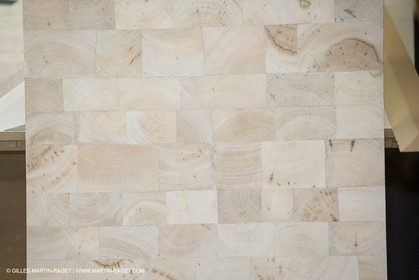 Sydney, Australia, Thomas Coville trimaran Sodebo building at Boat Speed