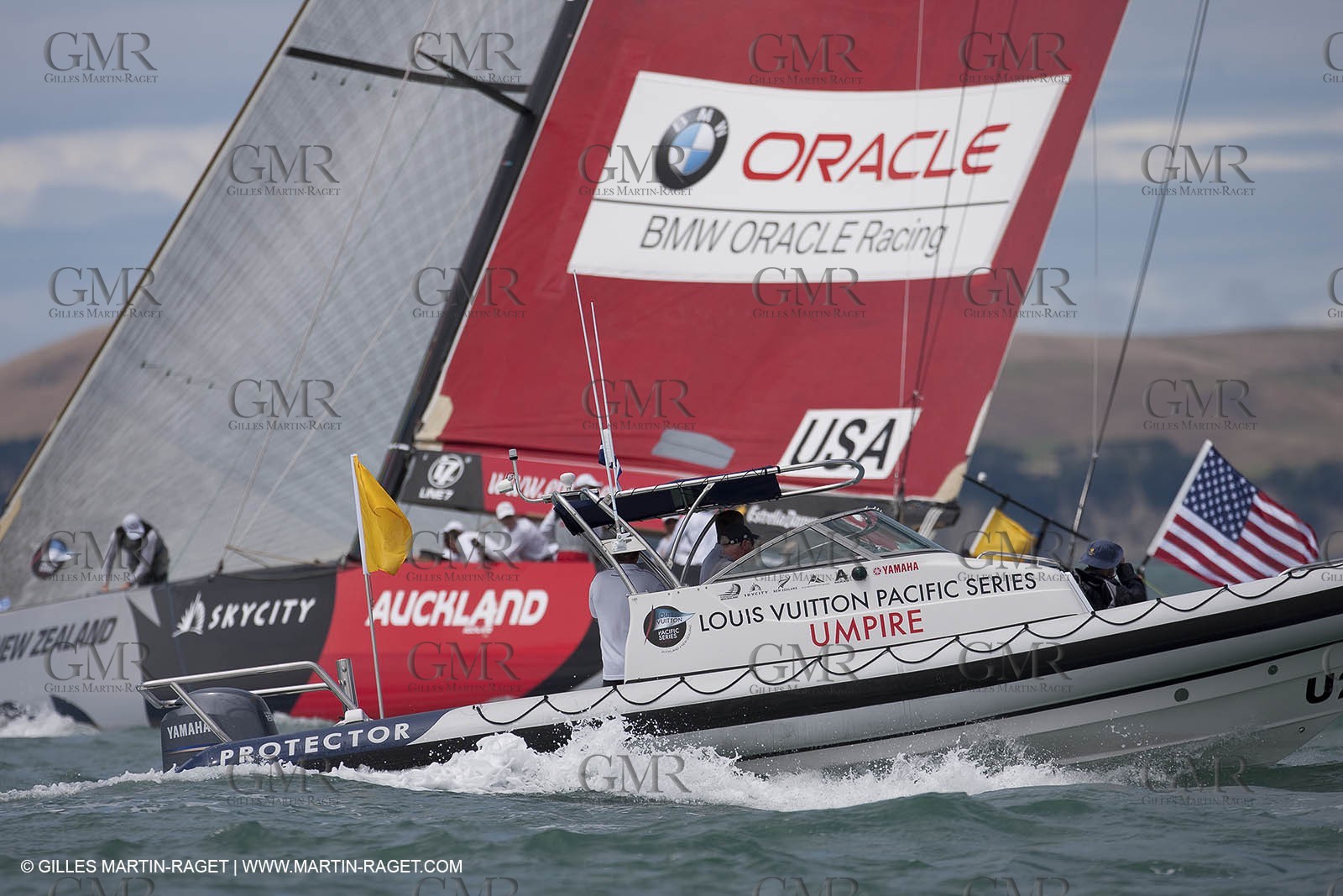 11 02 2009 - Auckland (NZL) -  Louis Vuitton Pacific Series -  Racing Day 11 - sail off